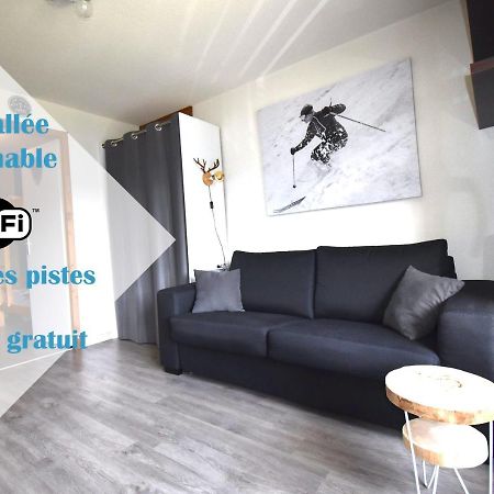 Au Pied Des Pistes B31, Chaleureux Studio 4 Pers, Vue Sur La Vallee Imprenable Avec Wifi, Draps Non Compris Saint-Jean-dʼAulps Екстериор снимка