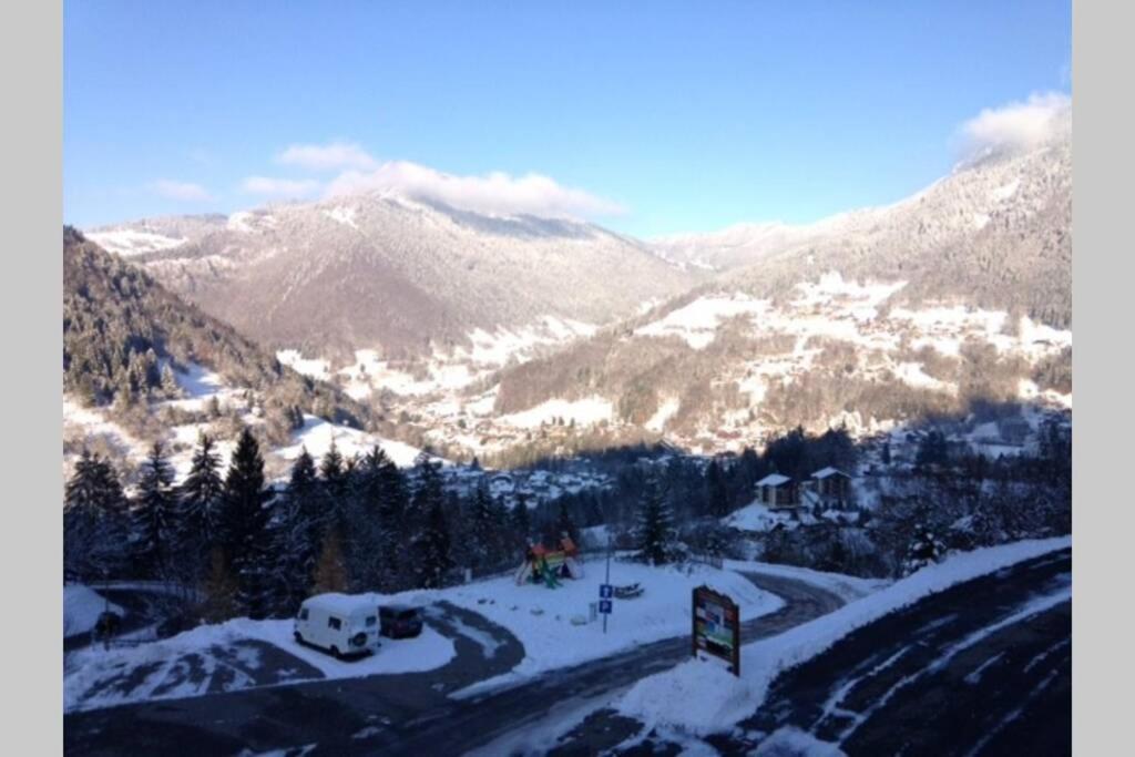Au Pied Des Pistes B31, Chaleureux Studio 4 Pers, Vue Sur La Vallee Imprenable Avec Wifi, Draps Non Compris Saint-Jean-dʼAulps Екстериор снимка