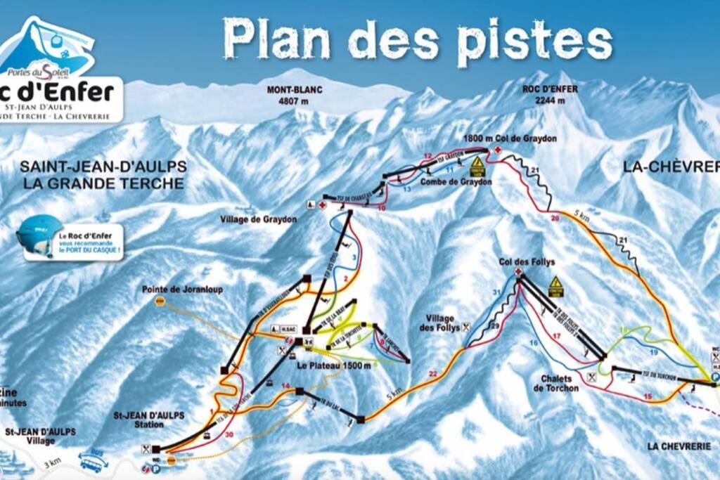 Au Pied Des Pistes B31, Chaleureux Studio 4 Pers, Vue Sur La Vallee Imprenable Avec Wifi, Draps Non Compris Saint-Jean-dʼAulps Екстериор снимка