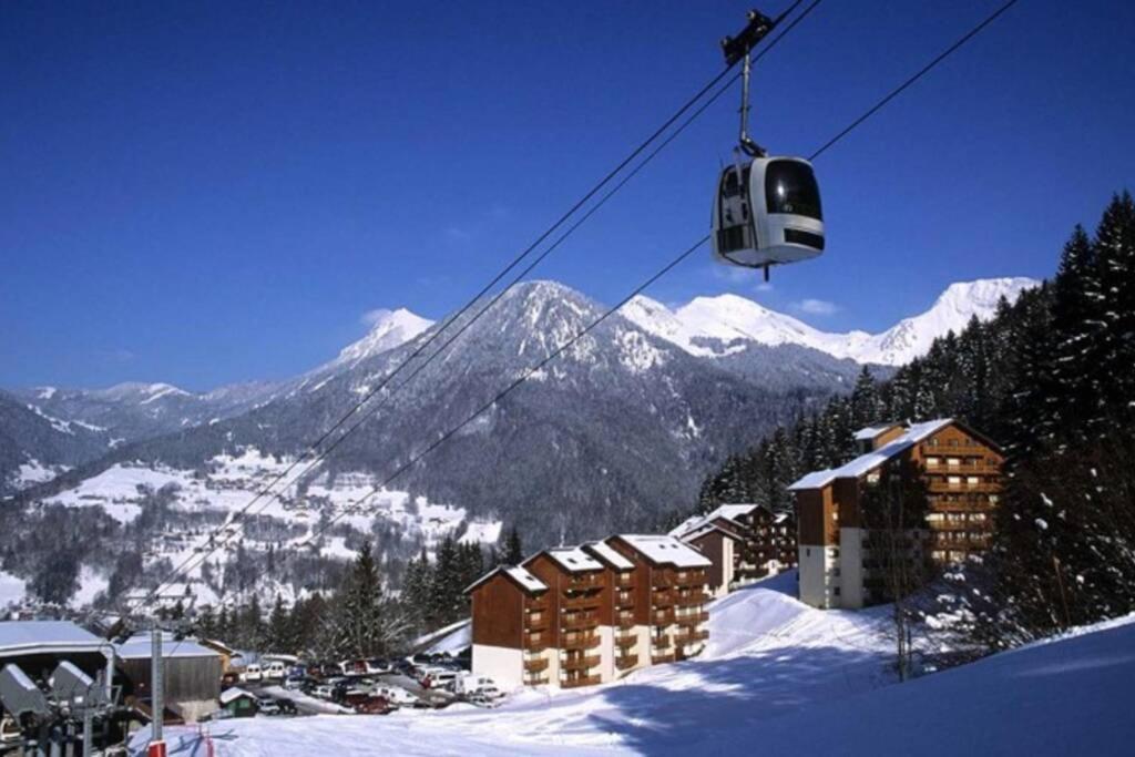 Au Pied Des Pistes B31, Chaleureux Studio 4 Pers, Vue Sur La Vallee Imprenable Avec Wifi, Draps Non Compris Saint-Jean-dʼAulps Екстериор снимка