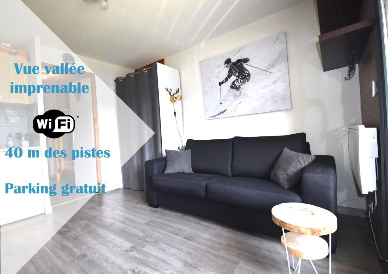 Au Pied Des Pistes B31, Chaleureux Studio 4 Pers, Vue Sur La Vallee Imprenable Avec Wifi, Draps Non Compris Saint-Jean-dʼAulps Екстериор снимка